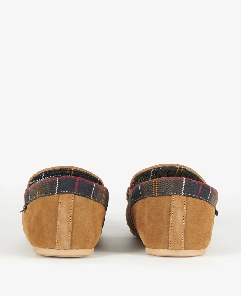 Barbour Mens Porterfield Slipper in Dark Sand-1